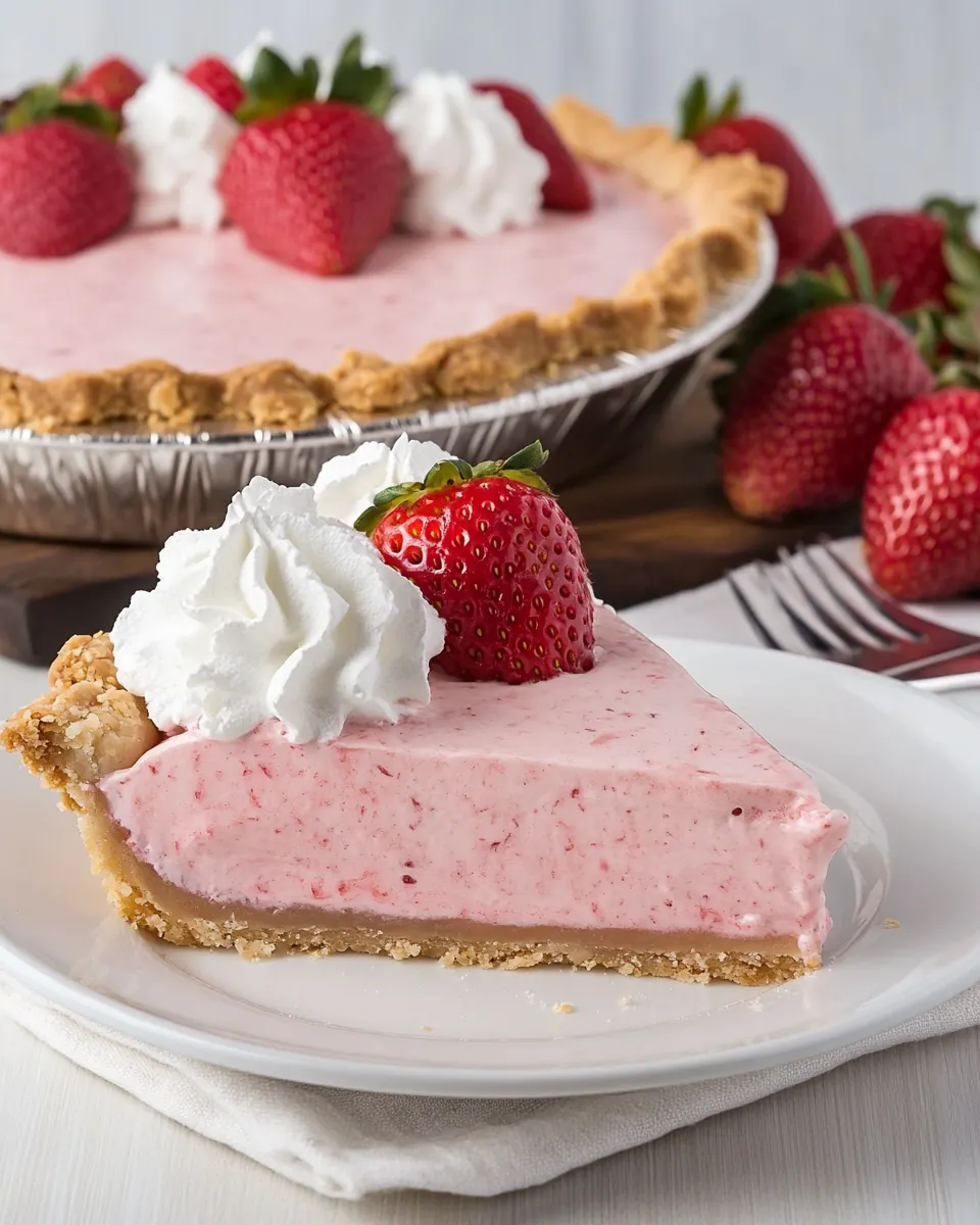 Strawberry Chiffon Pie
