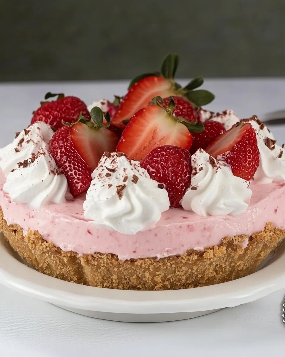 Strawberry Chiffon Pie