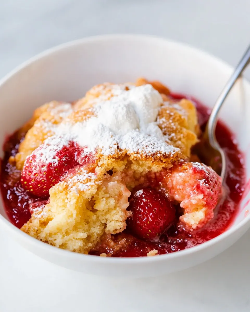Strawberry Cobbler