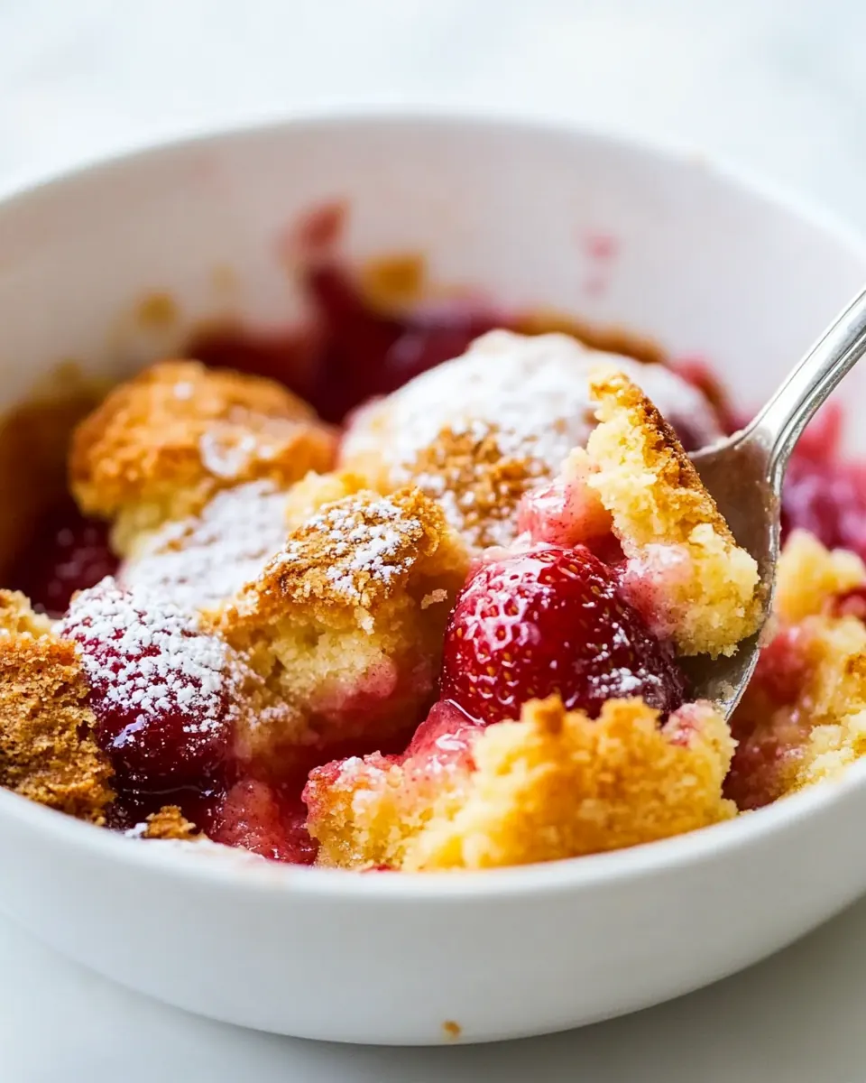 Strawberry Cobbler