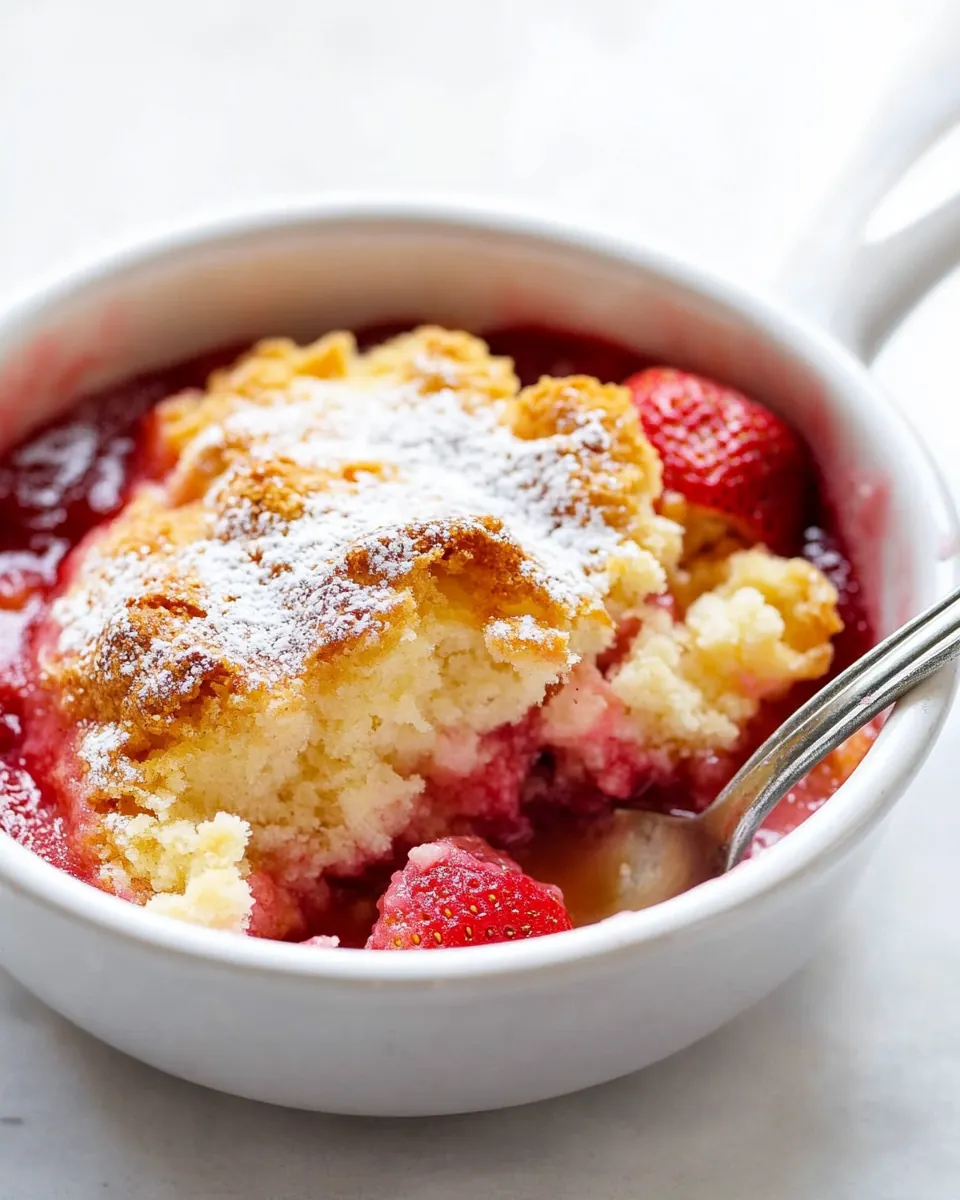 Strawberry Cobbler