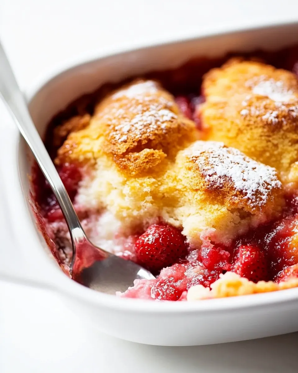 Strawberry Cobbler