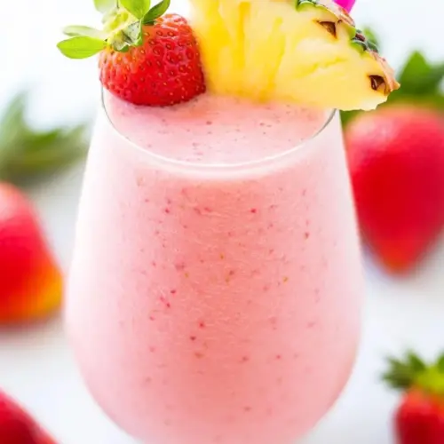 Strawberry Coconut Pina Colada Smoothie