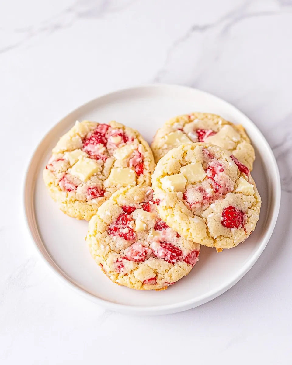 Strawberry Cookies