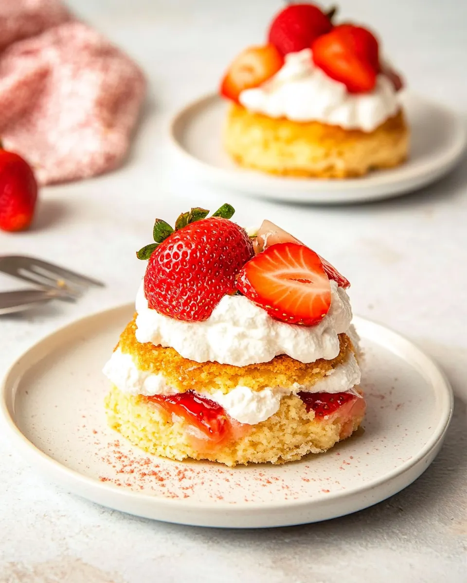 Strawberry Cornmeal Shortcake