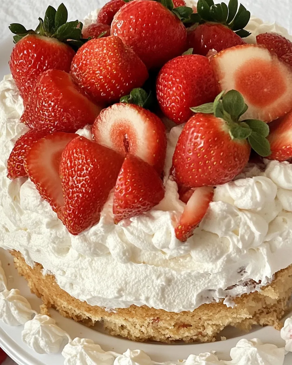 Strawberry Cream Cake