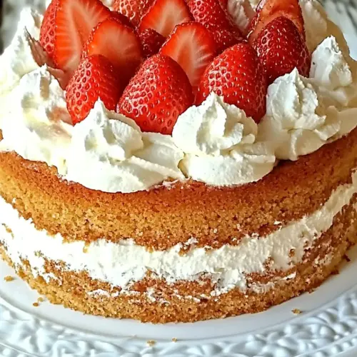 Strawberry Cream Cake