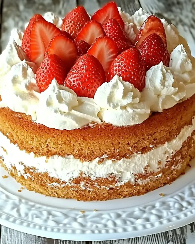 Strawberry Cream Cake