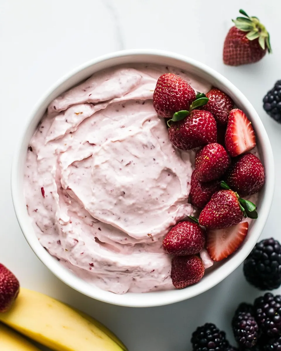 Strawberry Cream Cheese Fruit Dip