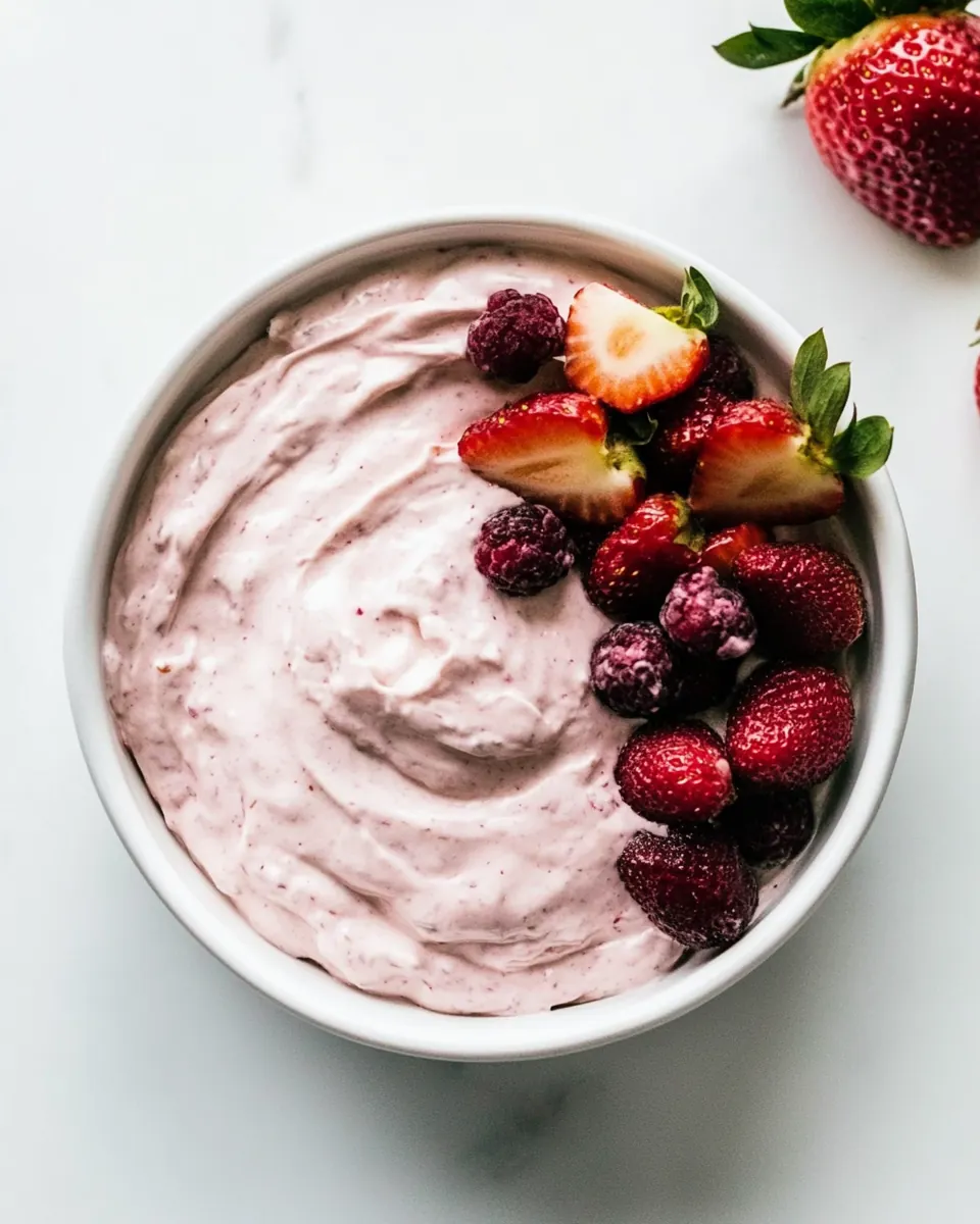 Strawberry Cream Cheese Fruit Dip