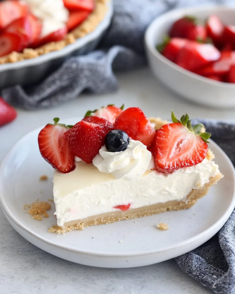 Strawberry Cream Cheese Pie