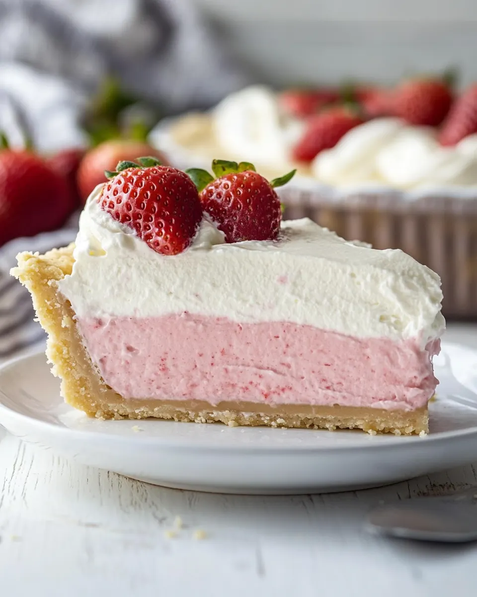 Strawberry Cream Pie
