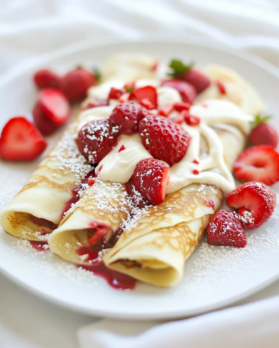 Strawberry Crepes