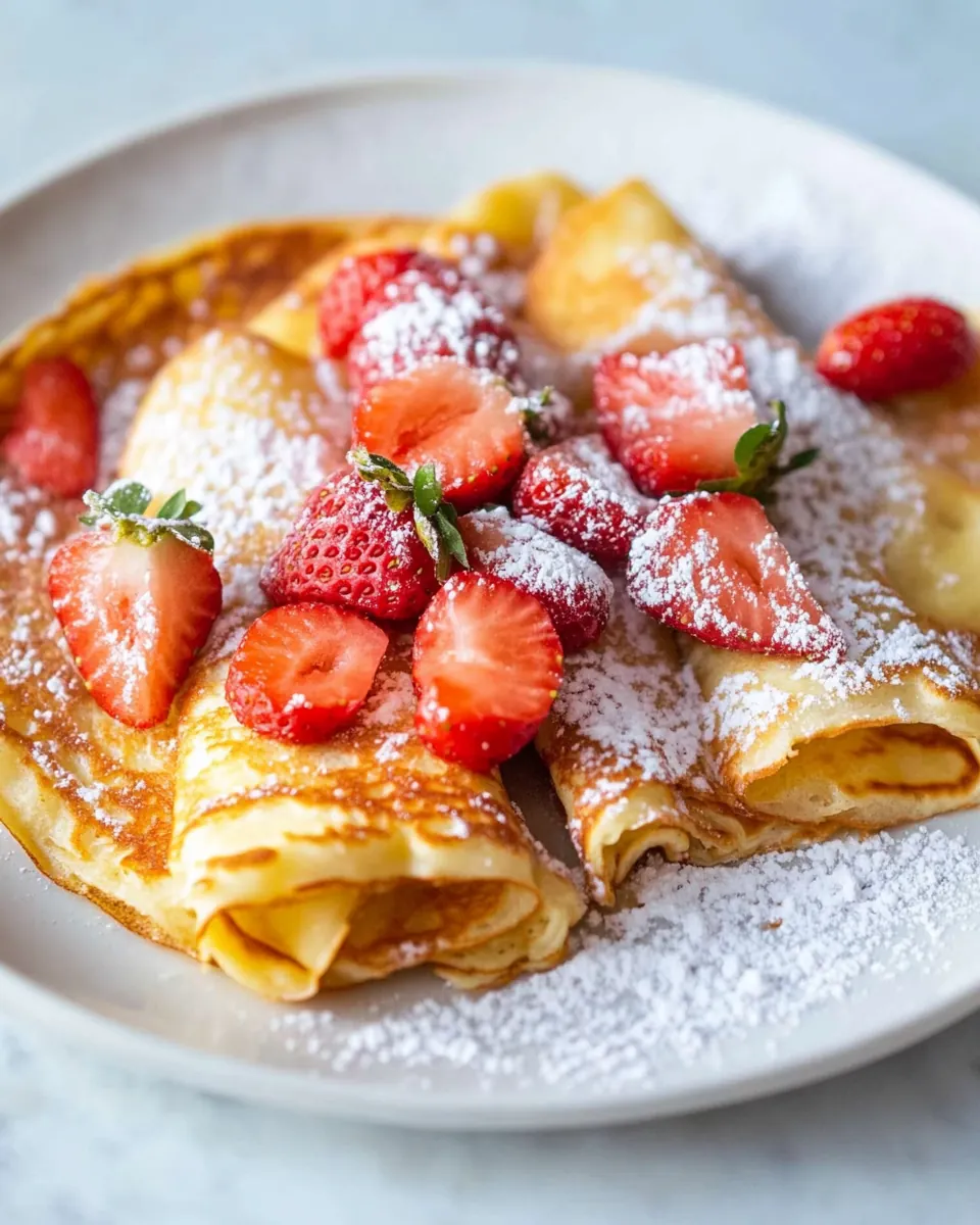 Strawberry Crepes