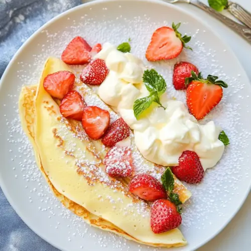 Strawberry Crepes