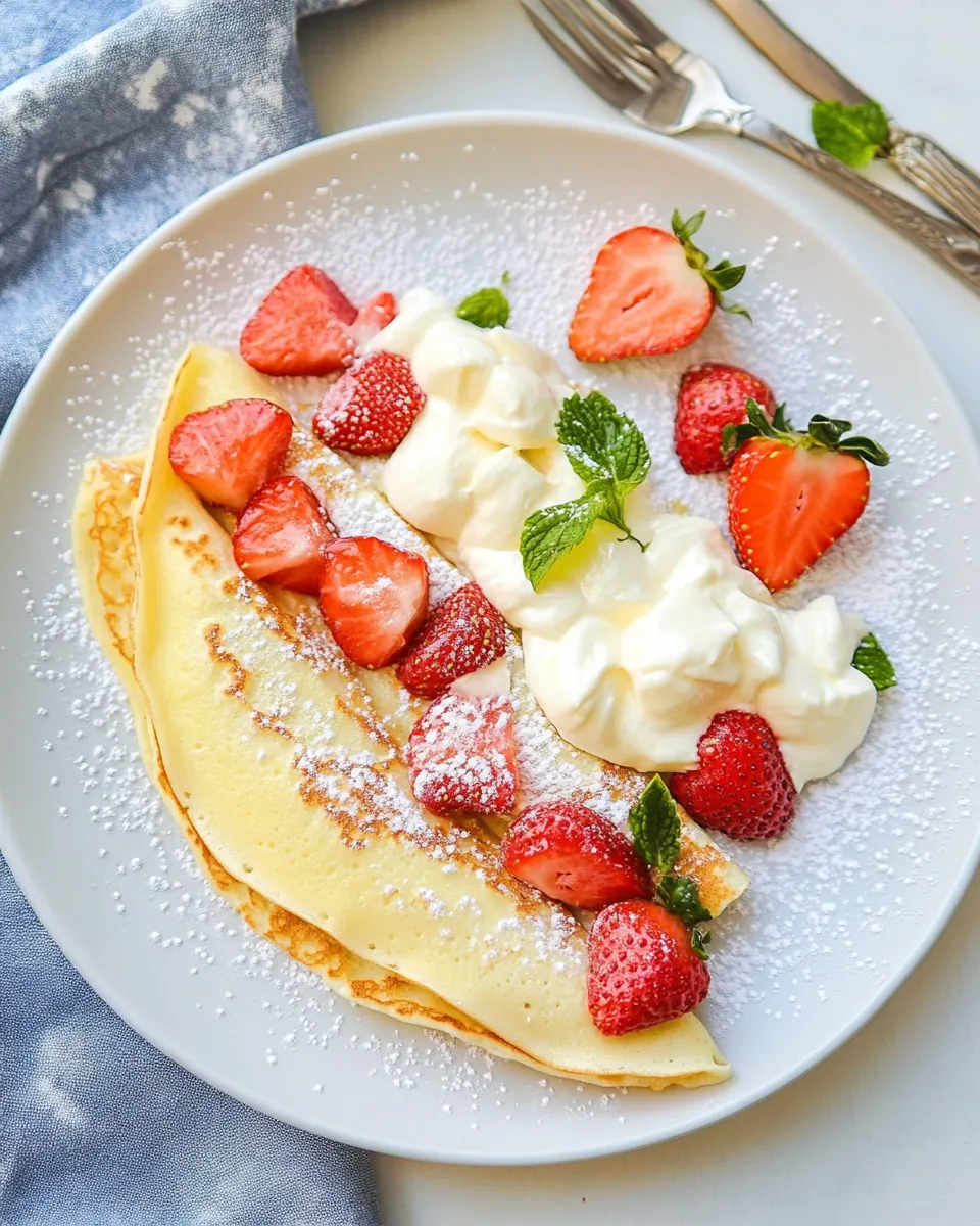 Strawberry Crepes
