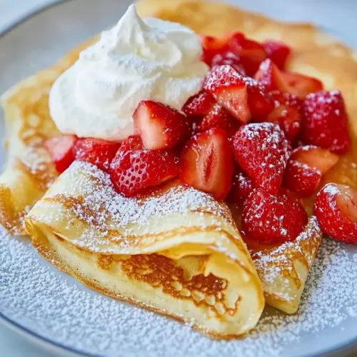 Strawberry Crepes