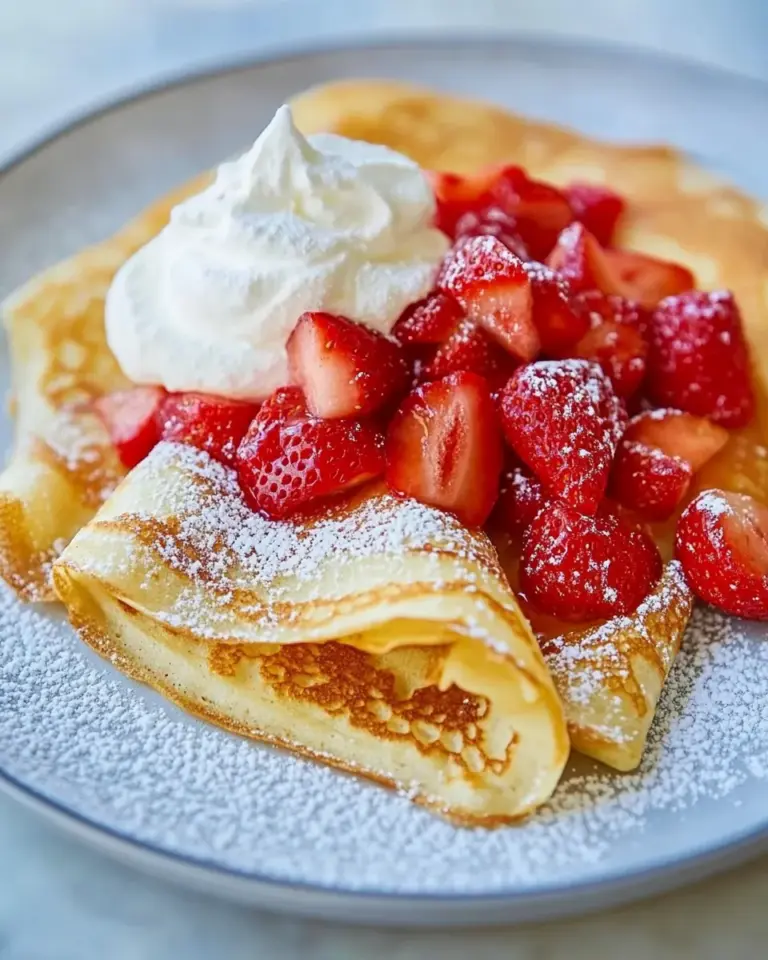 Strawberry Crepes