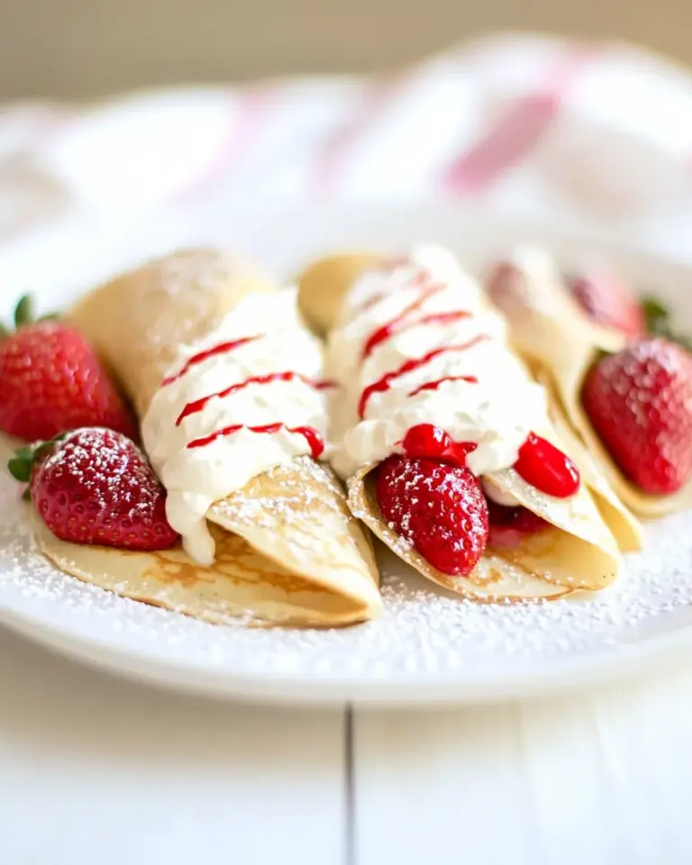 Strawberry Crepes