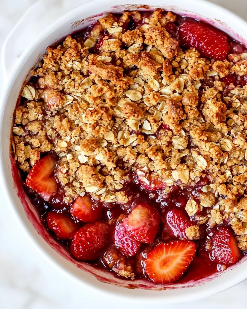 Strawberry Crisp