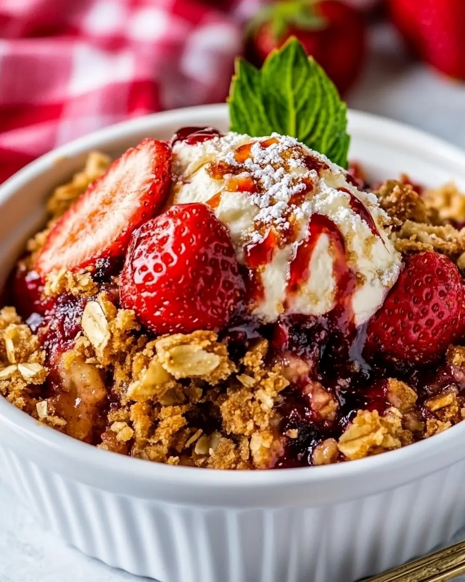 Strawberry Crisp