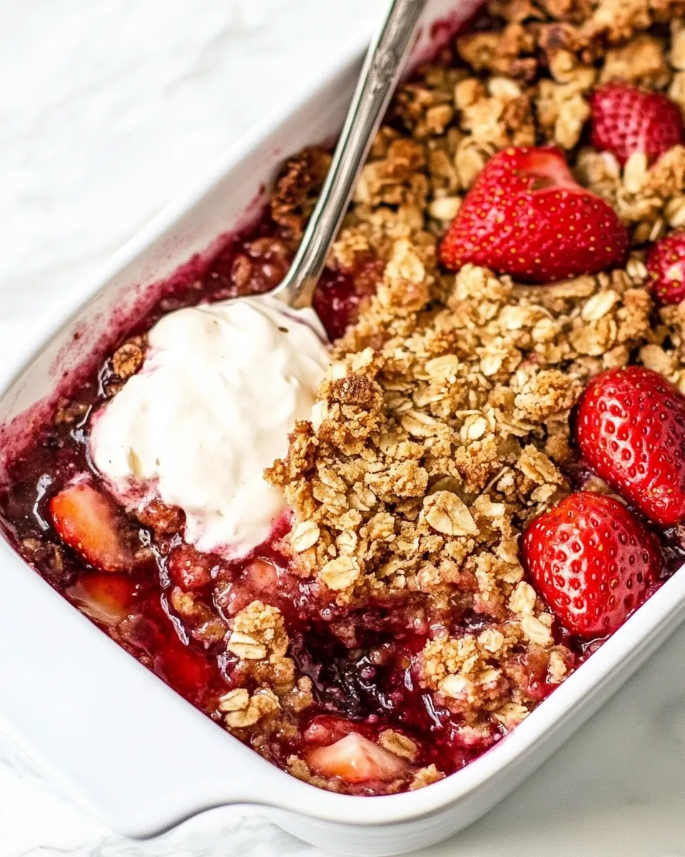 Strawberry Crisp