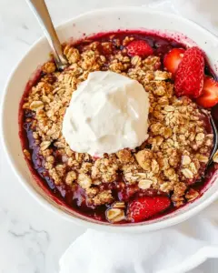 Strawberry Crisp
