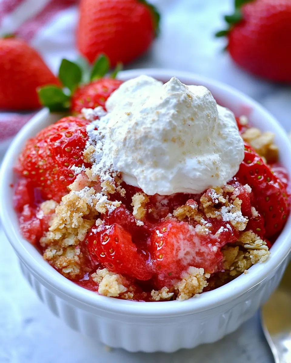 Strawberry Crisp