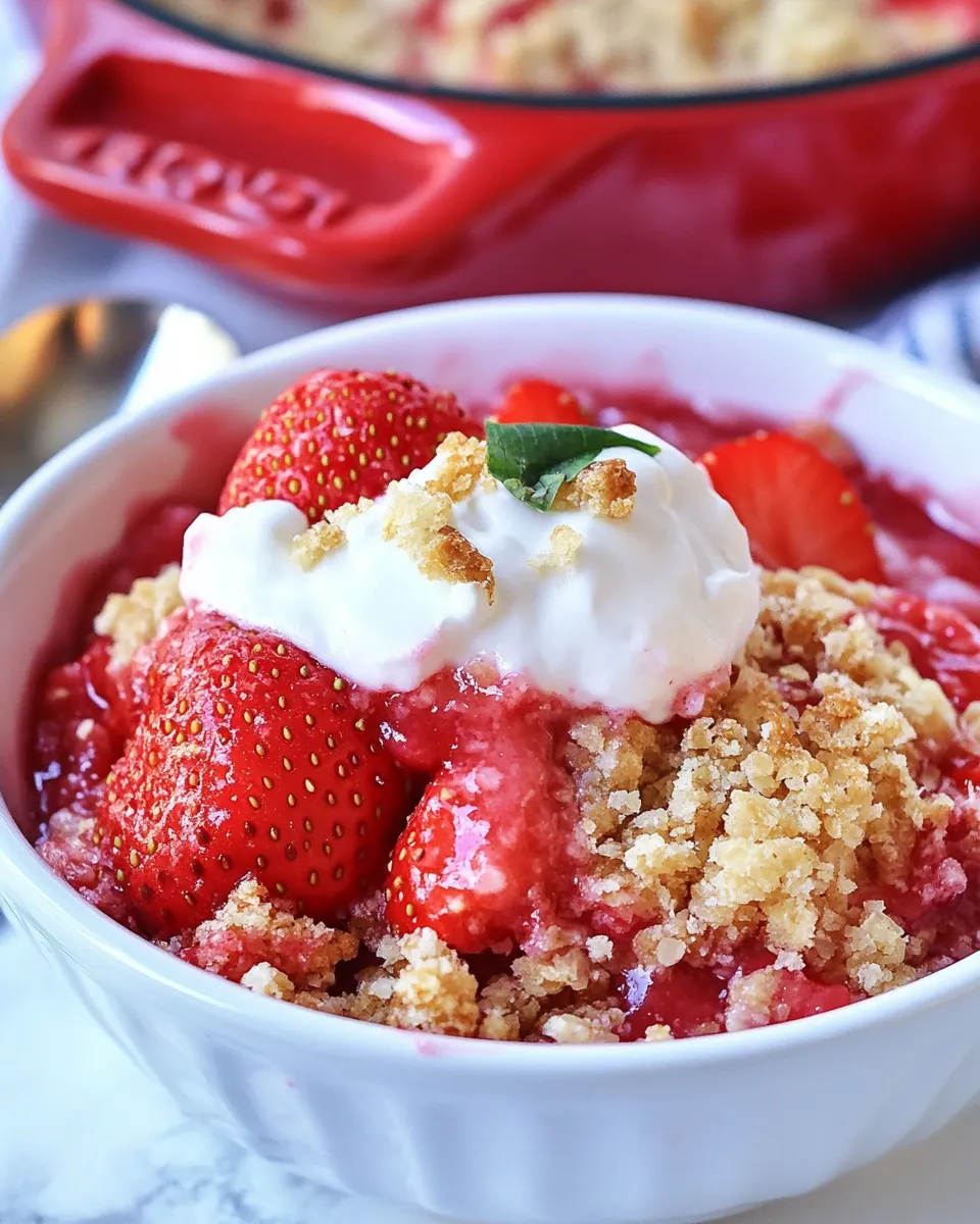 Strawberry Crisp