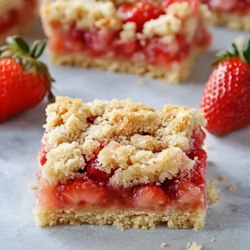 Strawberry Crumb Bars