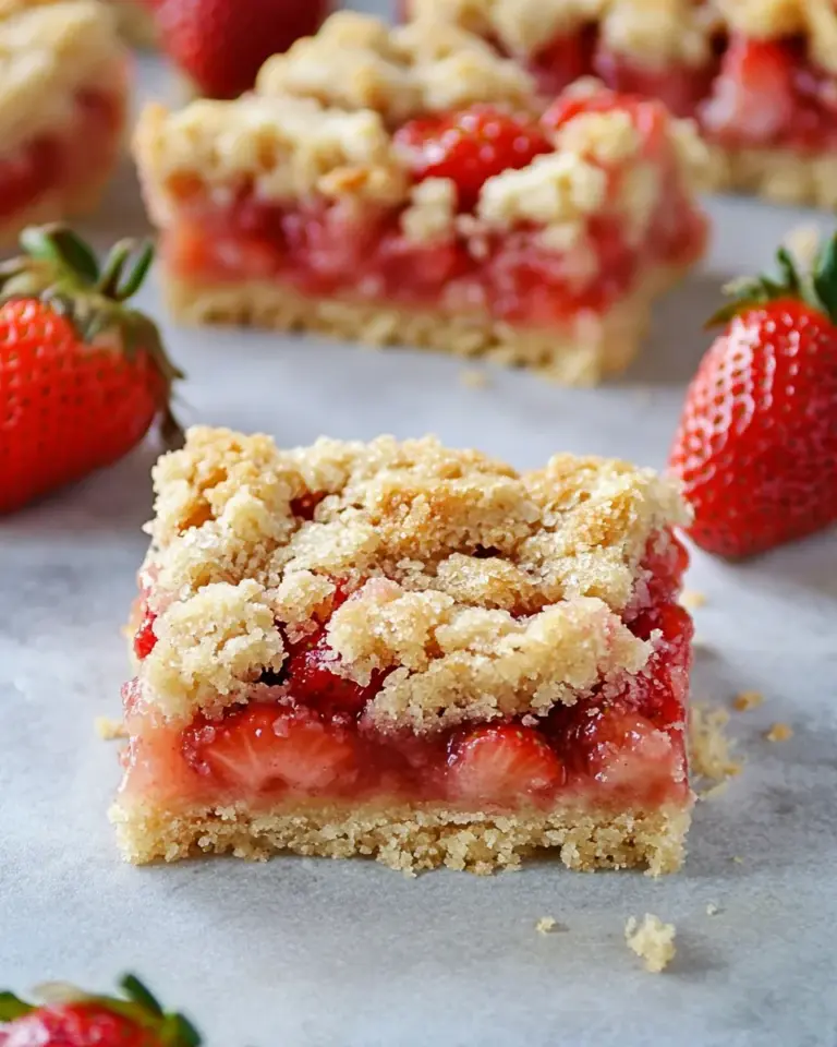 Strawberry Crumb Bars