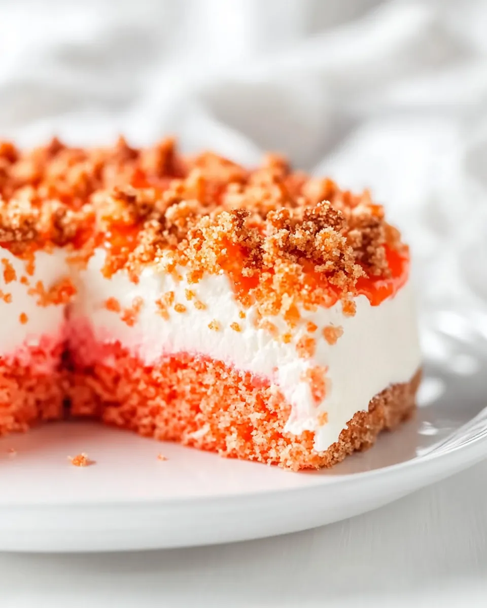 Strawberry Crunch Cake
