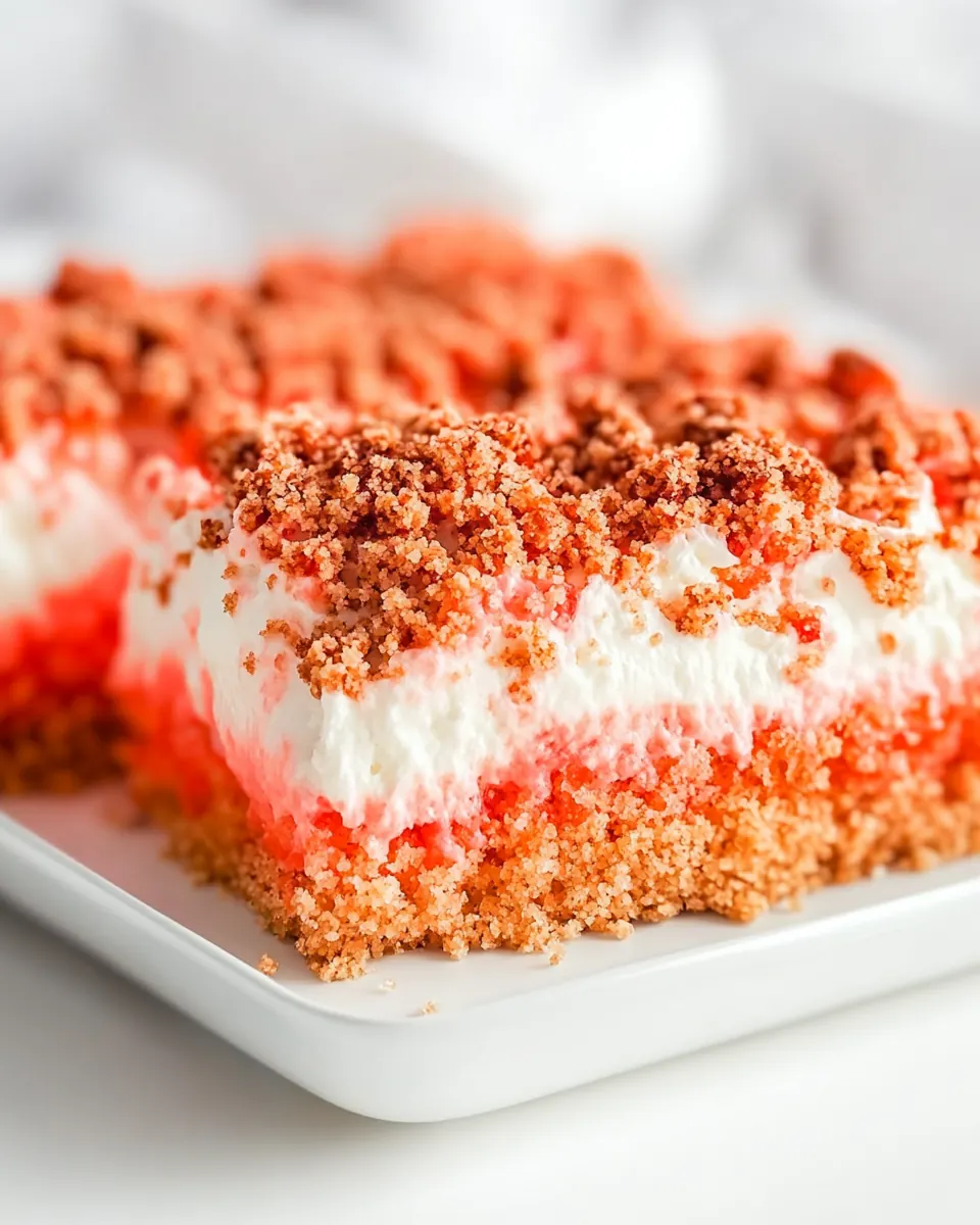 Strawberry Crunch Cake