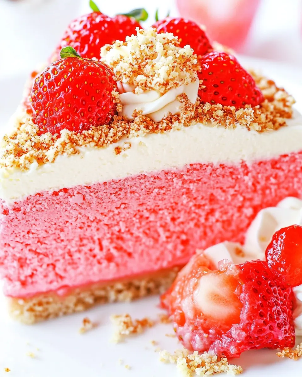 Strawberry Crunch Cheesecake