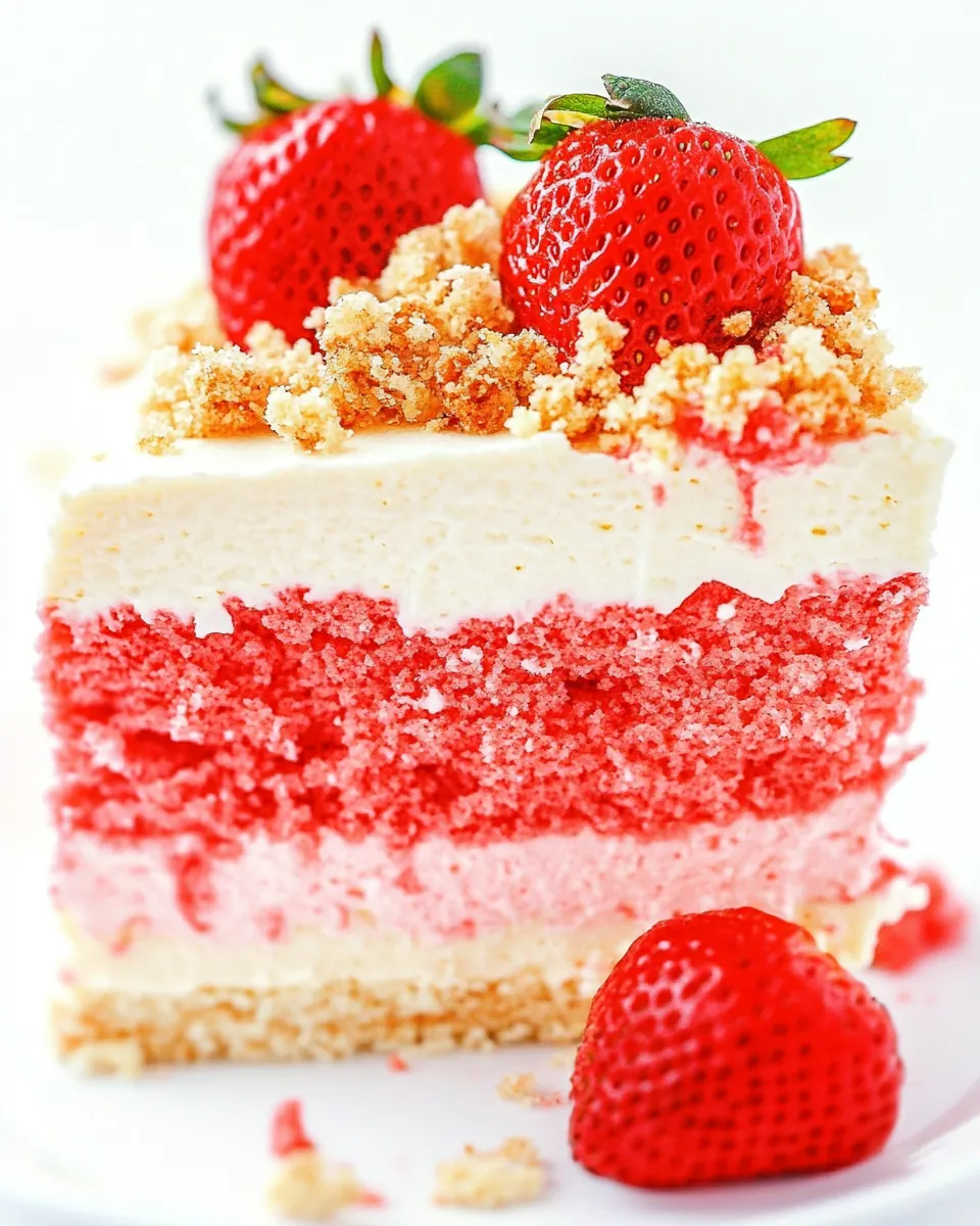 Strawberry Crunch Cheesecake