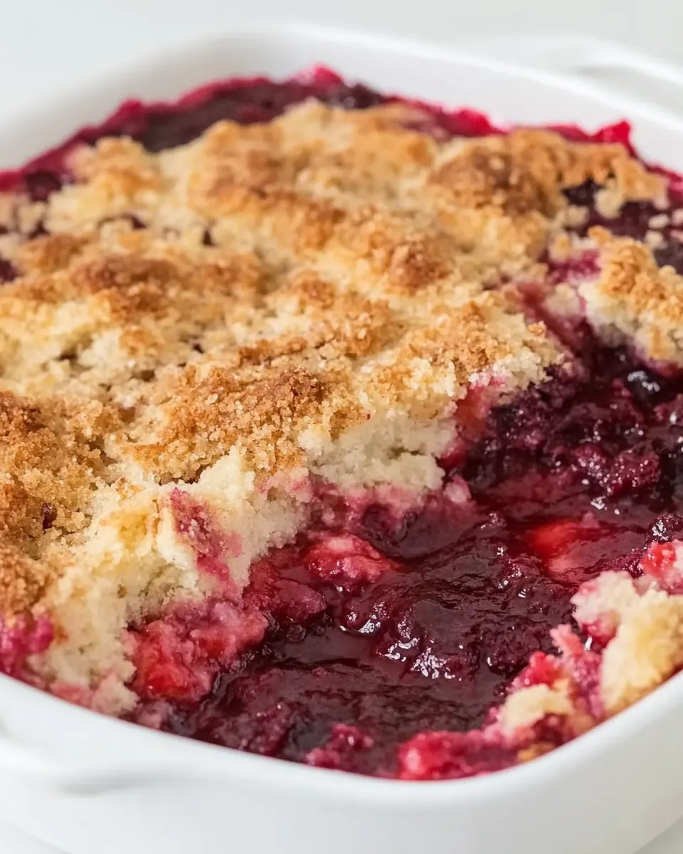 Strawberry Dump Cake