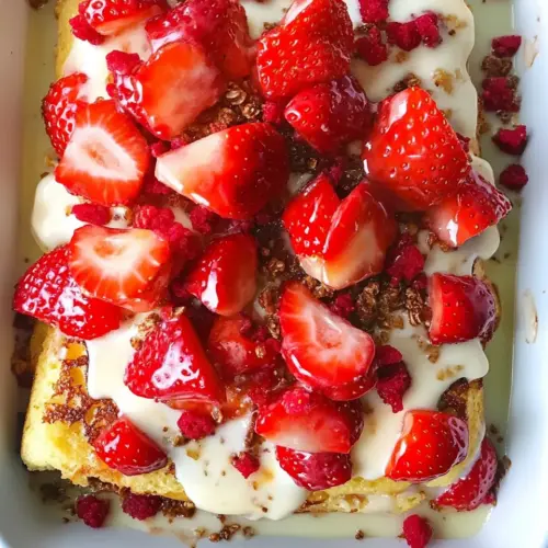Strawberry French Toast Bake