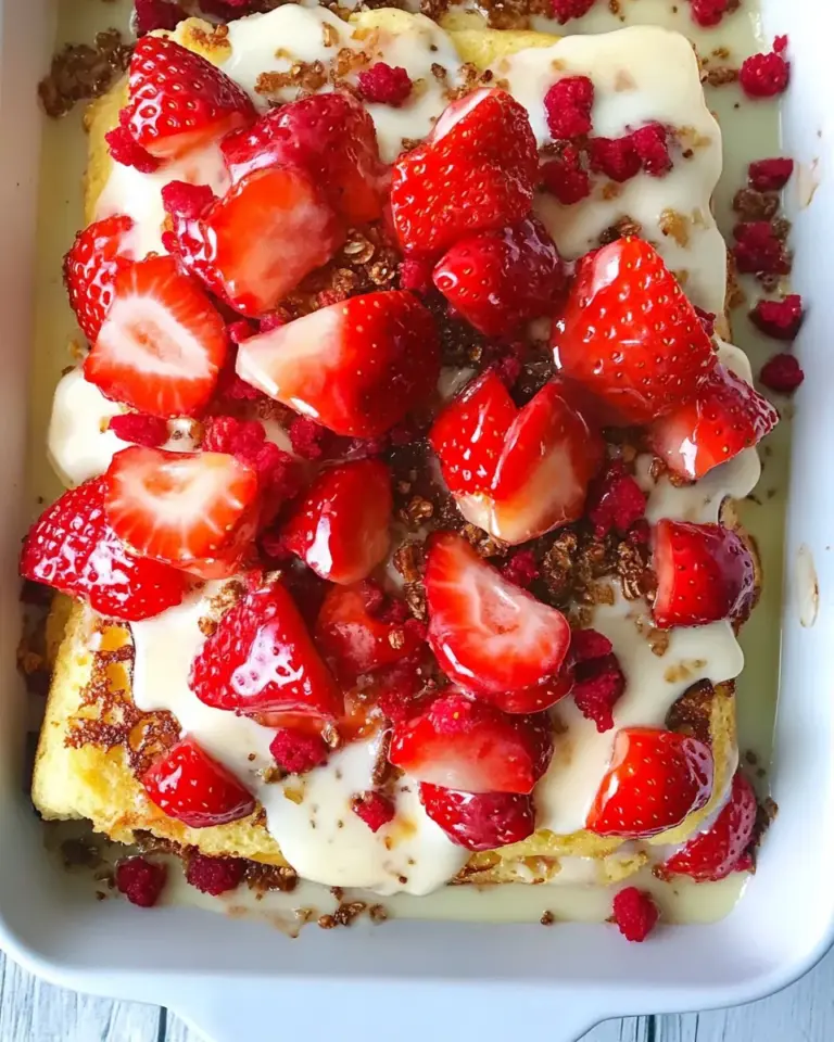 Strawberry French Toast Bake