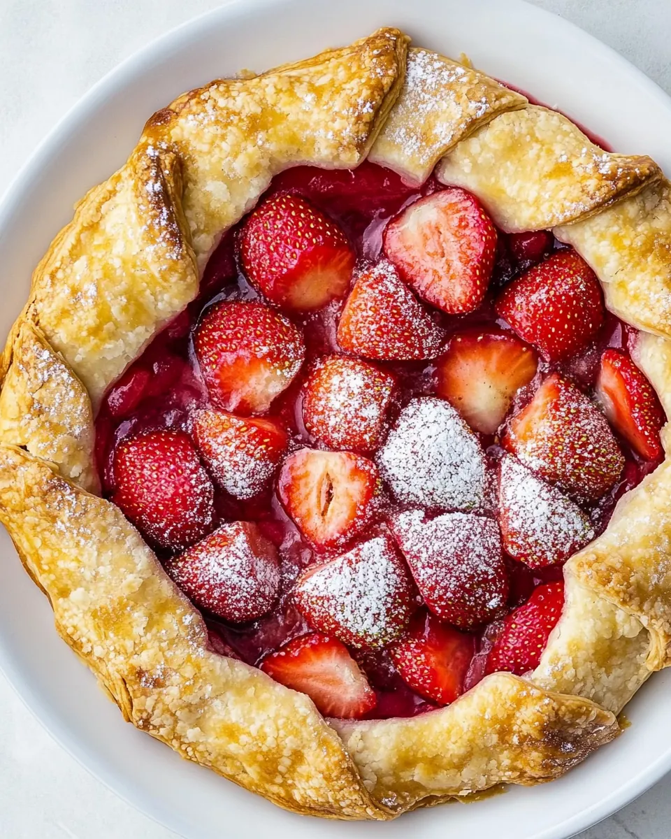 Strawberry Galette