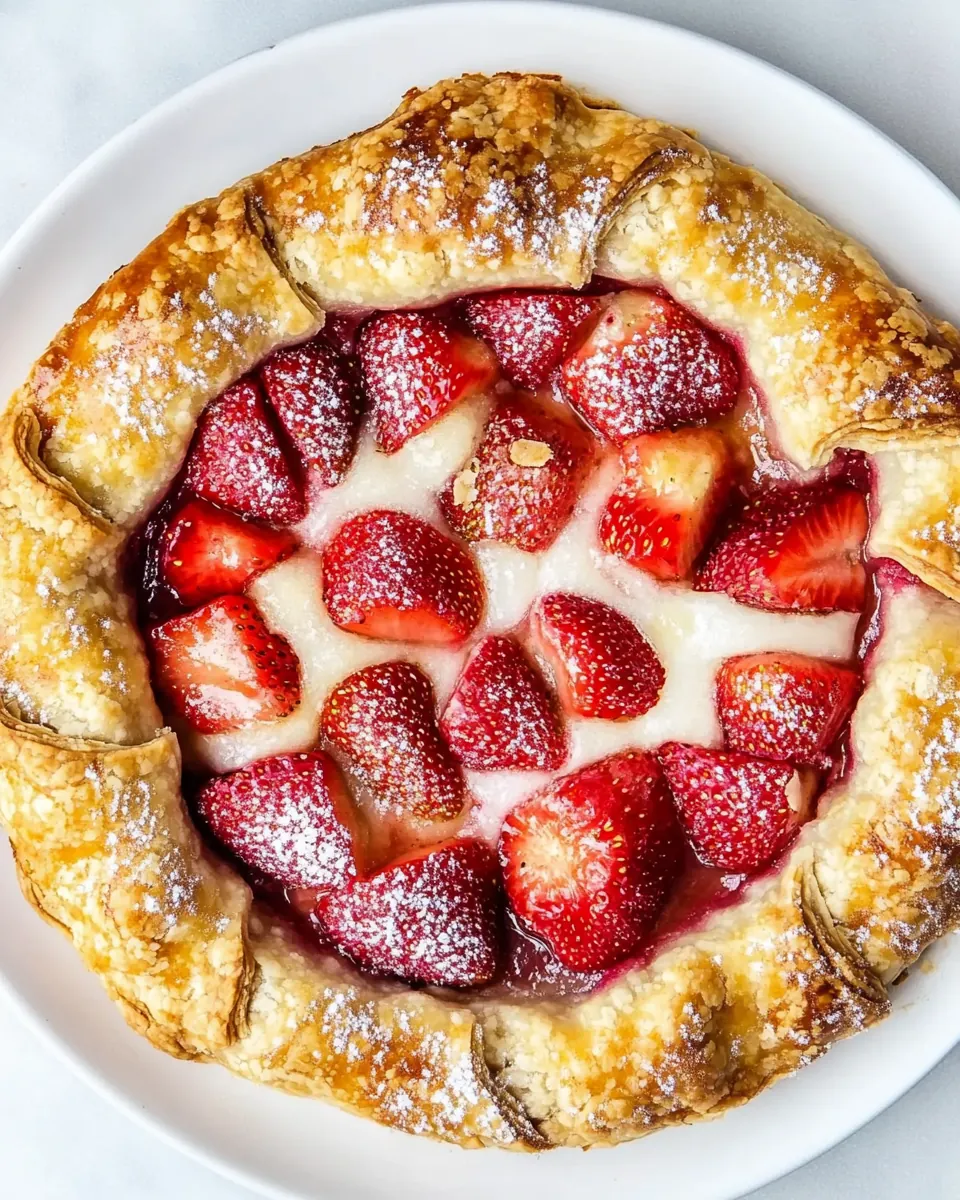 Strawberry Galette