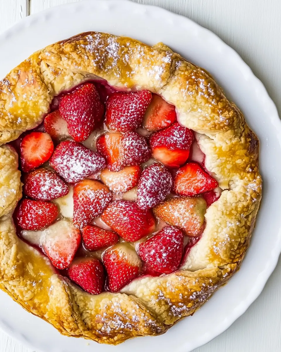 Strawberry Galette