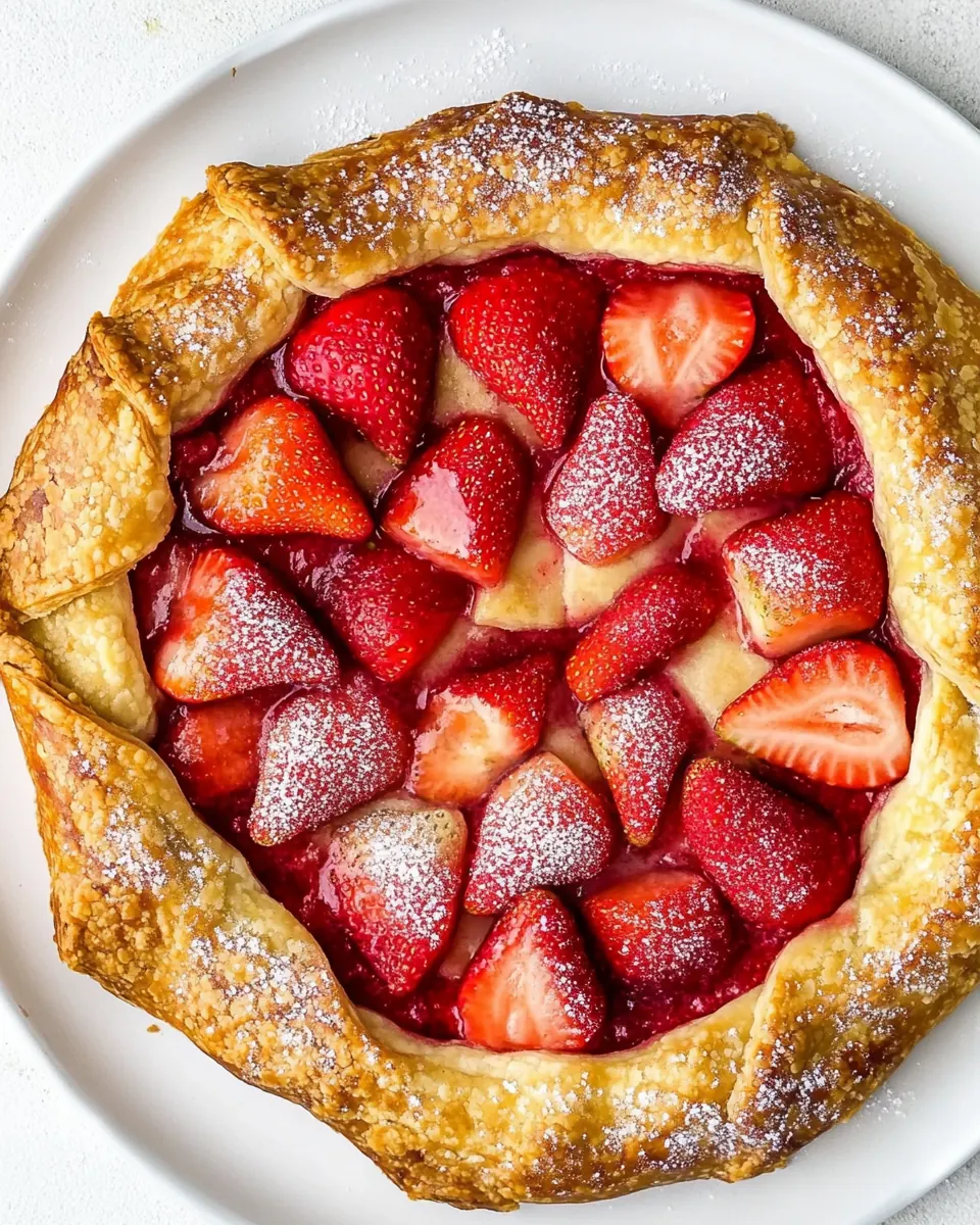 Strawberry Galette