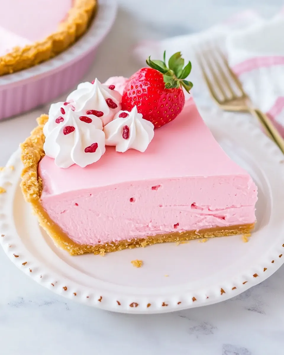 Strawberry Jello Pie