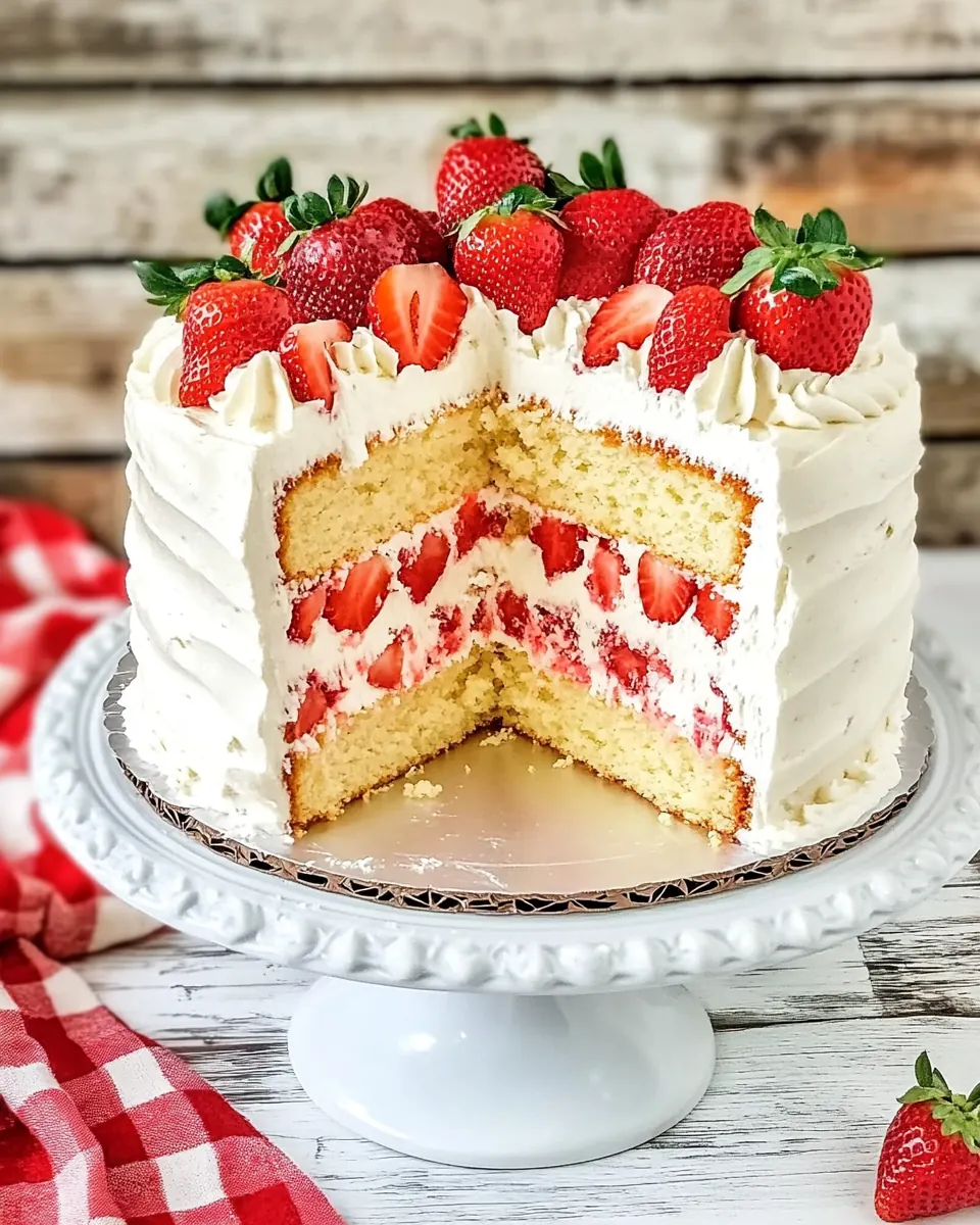 Strawberry Layer Cake
