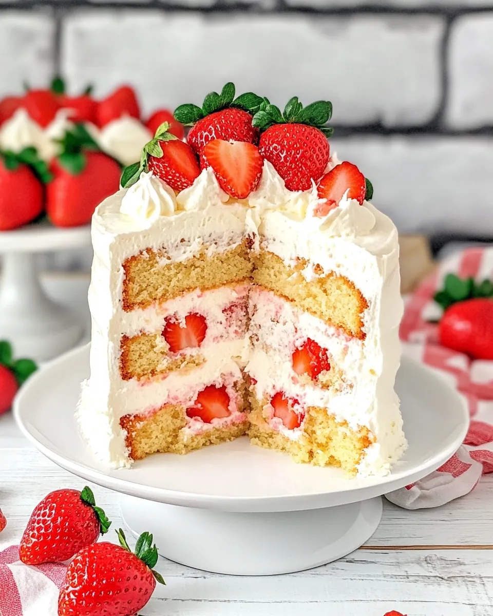 Strawberry Layer Cake