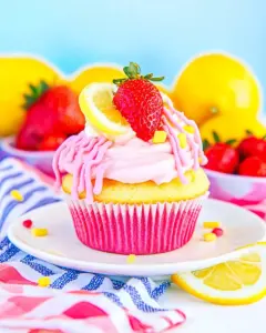 Strawberry Lemon Cupcakes