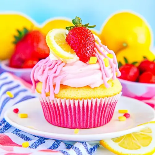 Strawberry Lemon Cupcakes