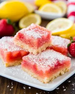 Strawberry Lemonade Bars