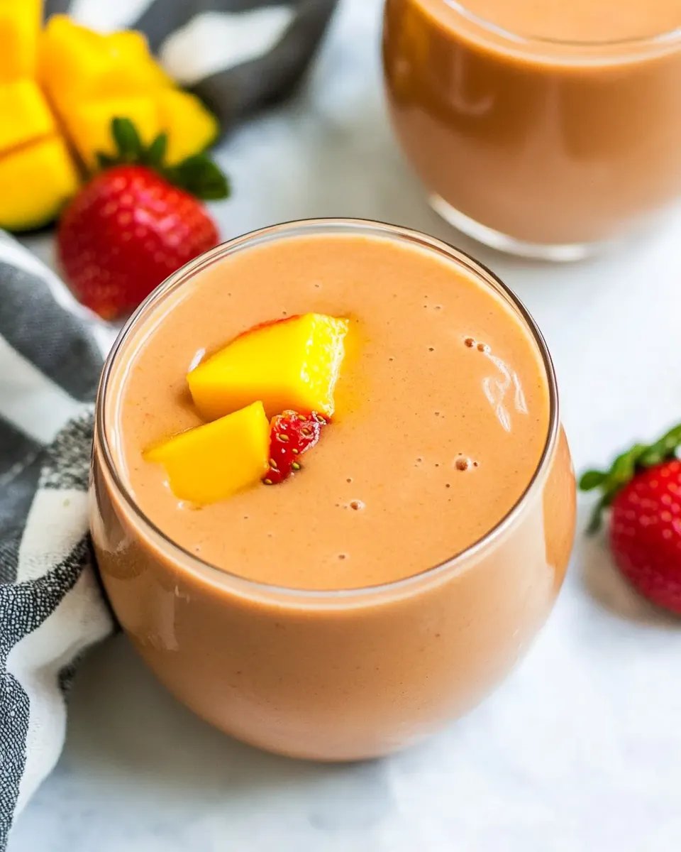Strawberry Mango Smoothie