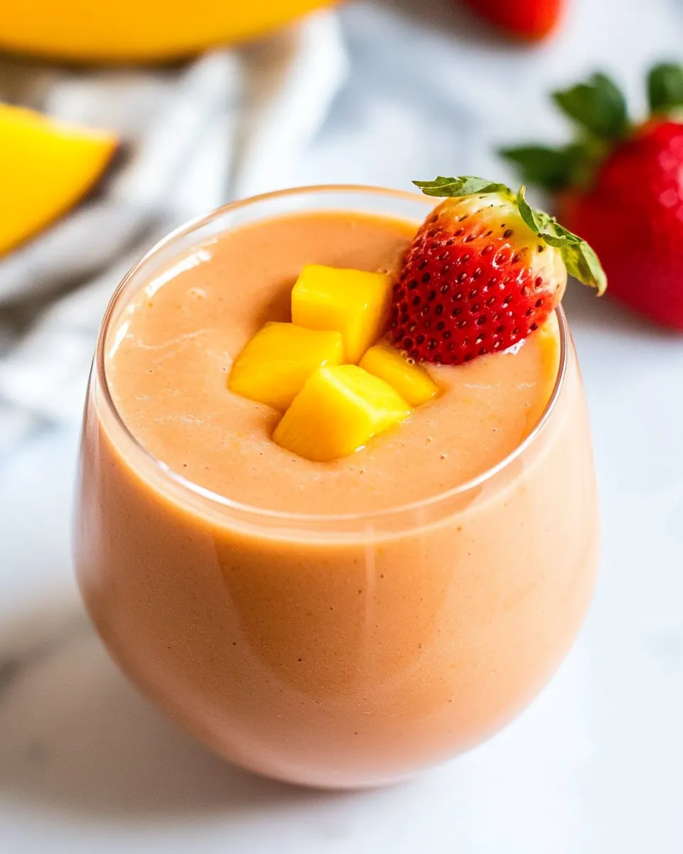 Strawberry Mango Smoothie